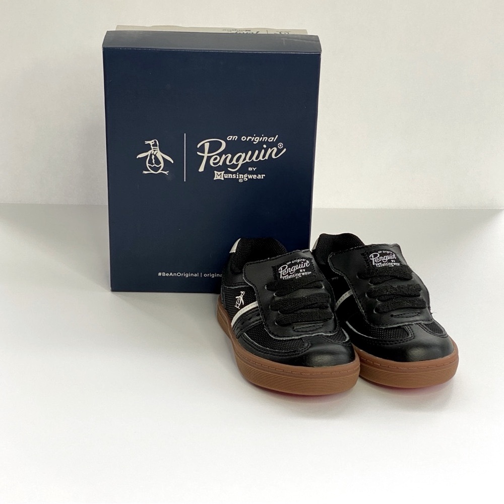 Original Penguin Kids Black Sneakers